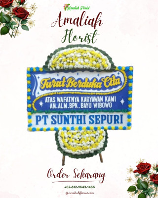 Papan Bunga Duka di Rawang