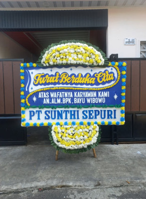 Papan Bunga Duka di Rawang