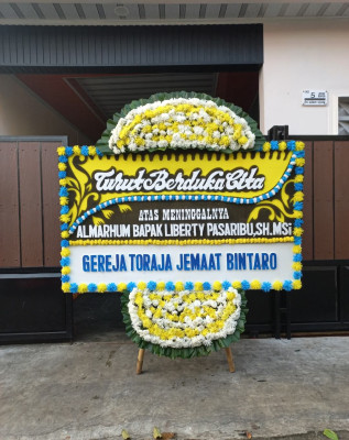Papan Bunga Duka di Rawang