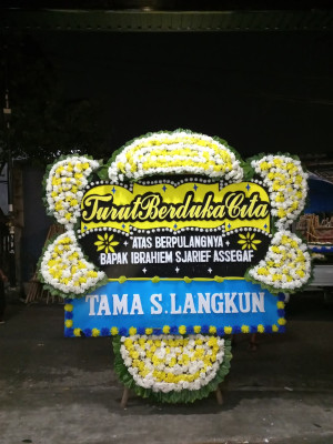 Papan Bunga Duka di Rawang