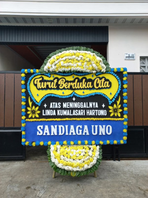 Papan Bunga Duka di Rawang